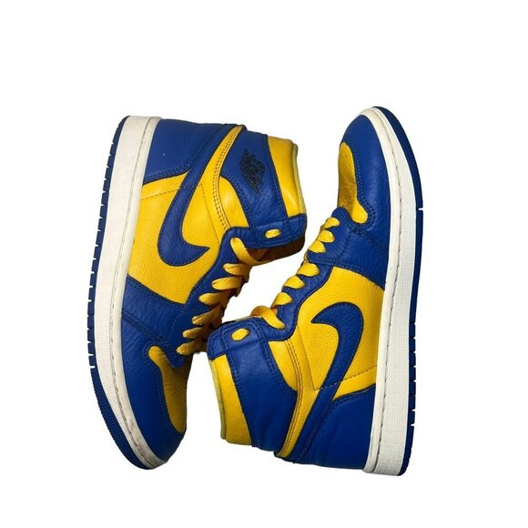 Nike Youth Air Jordan Retro Hi/Ylw/Fd2596-700/tag size 6Y - Picture 3 of 9